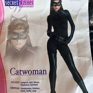 Black Catwoman Costume with Accessories